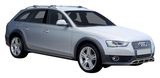 Střešní nosič – příčníky YAKIMA silver Audi A4/S4/RS4 Allroad 2009-&gt;2015