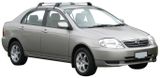 Střešní nosiče YAKIMA Toyota Corolla ,2002 - 2007 ,4dr Sedan