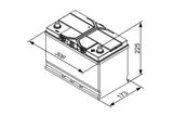 Autobaterie Bosch S4 E42 EFB 85 AH, 800 A, pravá, Start/Stop