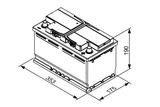 Autobaterie Bosch T3 013, 88 AH, 680 A, pravá