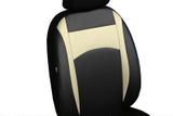 Autopotahy pro Kia Sportage (IV) 2016-2020 Design Leather béžové 2+3