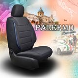 Autopotahy pro Seat Ibiza (III) 2002-2008 PALERMO_Černo-modrý 2+3