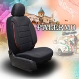 Autopotahy pro Seat Ibiza (III) 2002-2008 PALERMO_Černo-červený 2+3