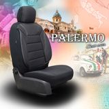 Autopotahy pro Seat Ibiza (III) 2002-2008 PALERMO_Černo-šedý 2+3