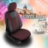 Autopotahy pro Seat Ibiza (III) 2002-2008 PALERMO_Bordó 2+3