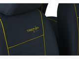 Autopotahy pro Kia Picanto (II) 2011-2017 TREND LINE - žluté 1+1, přední