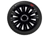 Poklice na kola pro Volvo Active RC 16&#039;&#039;  BLACK  4ks set