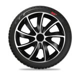 Poklice pro NissanQuad 15&quot; Black &amp; Silver 4ks