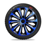 Poklice pro VolkswagenStrong 15&quot; Blue &amp; Black 4ks