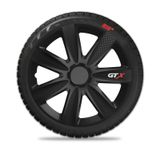 Poklice na kola pro Škoda GTX Carbon 15&quot; Black 4ks