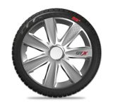 Poklice na kola pro Ford GTX Carbon 16&quot; Silver 4ks