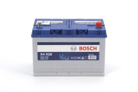 Autobaterie Bosch S4 028, 95 AH, 830 A, pravá