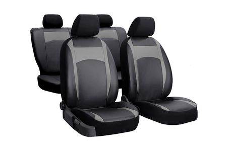 Autopotahy pro BMW X1 F48 2015-> Design Leather šedé 2+3