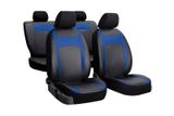 Autopotahy pro Seat Ibiza (V) 2017-> Design Leather modré 2+3