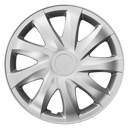 Poklice na kola pro Audi Draco 15" Silver 4ks