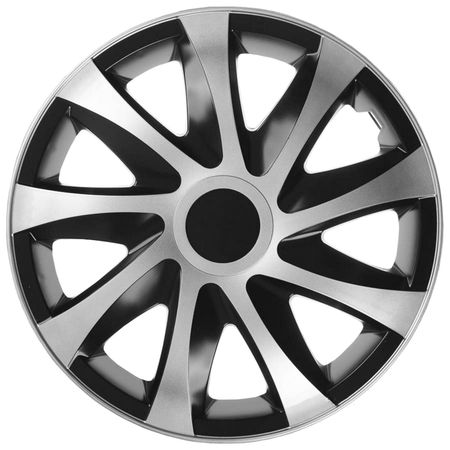 Poklice na kola pro Chevrolet Draco CS 16" Sliver & Black 4ks