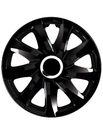 Poklice na kola pro Audi DRIFT Black 15" 4ks set