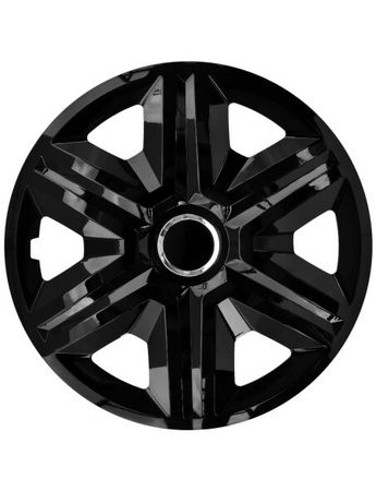 Poklice na kola pro Audi FAST black 15" 4ks set