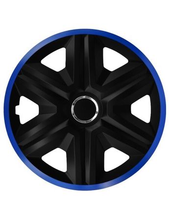 Poklice na kola pro Audi FAST LUX blue 15" 4ks set