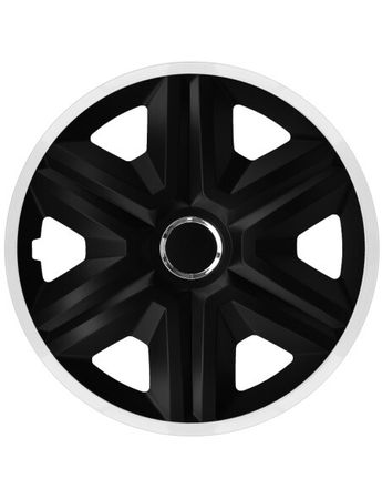 Poklice na kola pro Audi FAST LUX white 15" 4ks set