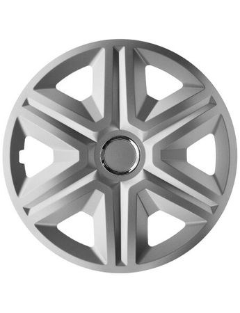 Poklice na kola pro Audi FAST silver 15" 4ks set