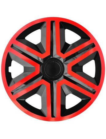 Poklice na kola pro BMW ACTION red/black 16" 4ks set