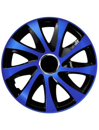 Poklice na kola pro Chevrolet DRIFT extra blue/black 15" 4ks set