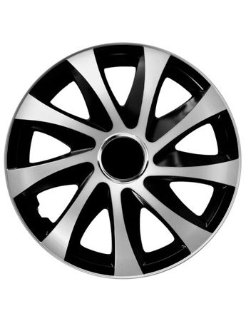 Poklice na kola pro Dacia DRIFT extra silver/black 15" 4ks set