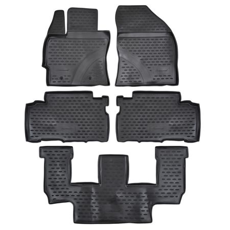 Autokoberce gumové Toyota Verso  3 rows 2009-2013  5 kusy