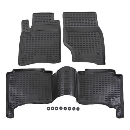 Autokoberce gumové VW Touareg  2002-2010 4 kusy